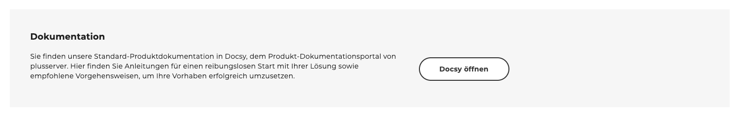 Banner Dokumentation