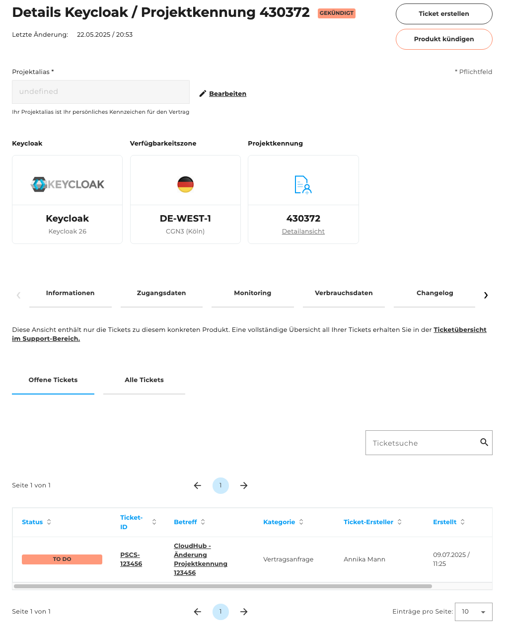 Level 3: Ticket zur Dokumentation der Anpassungen - 2