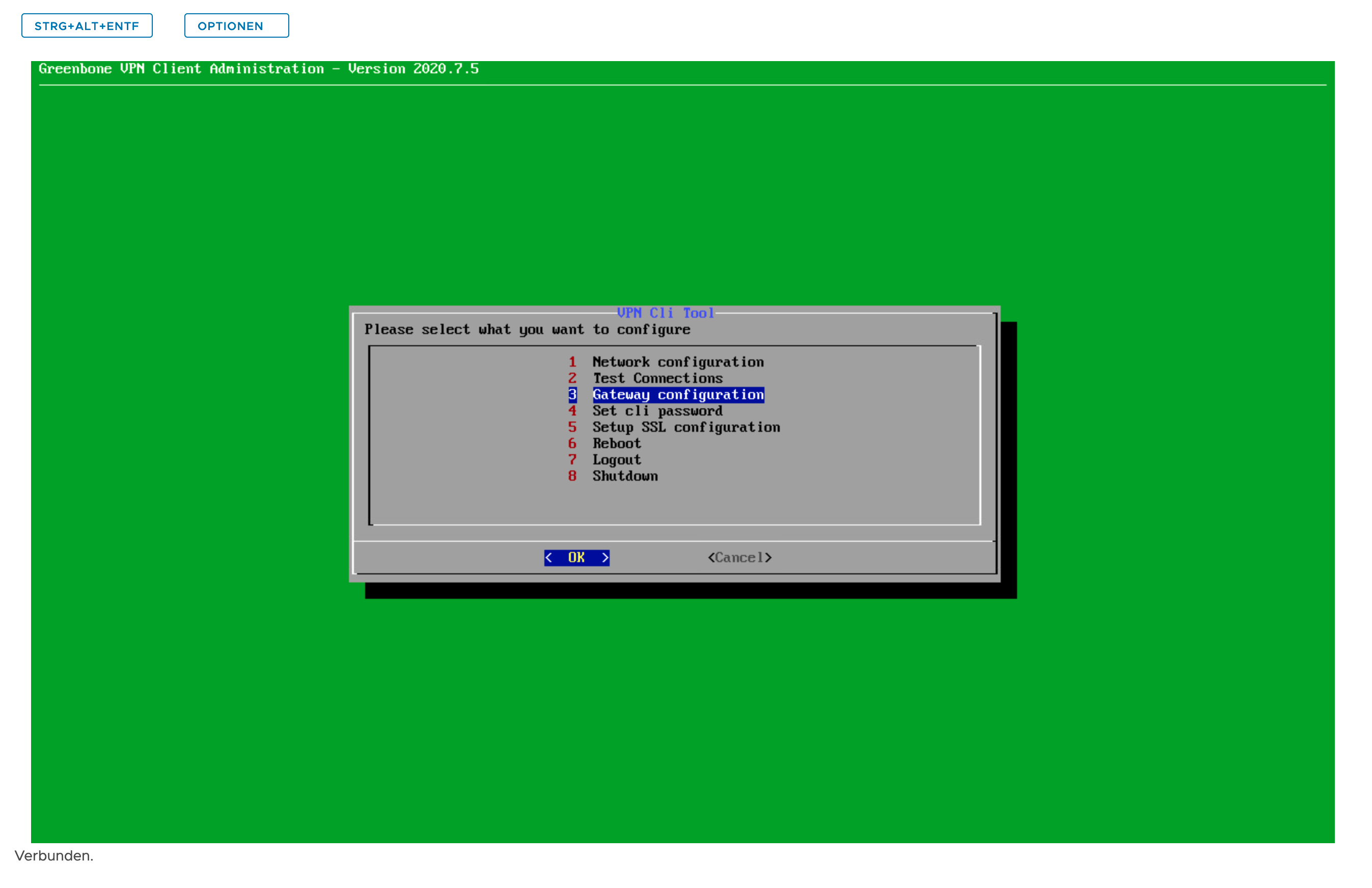 Gateway Configuration