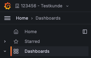 Grafana Menu