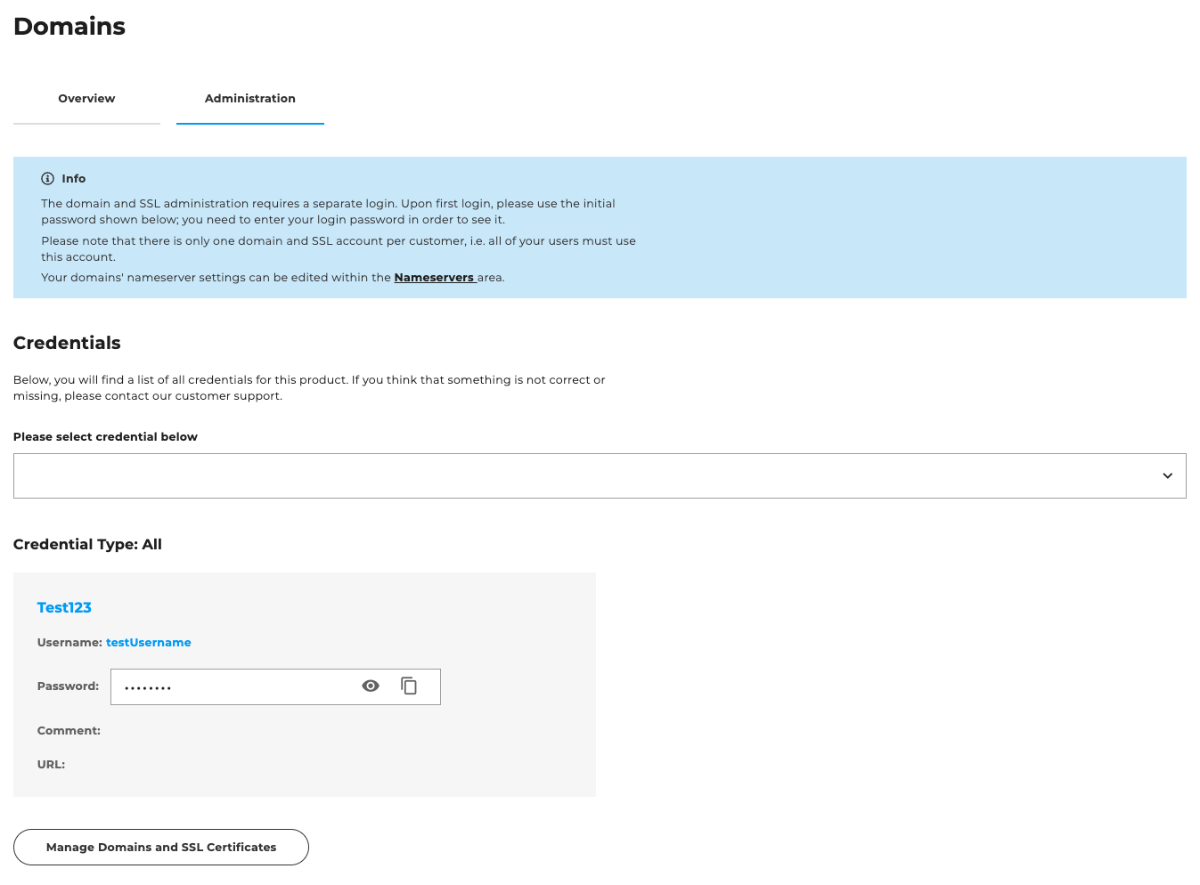 Domain Administration