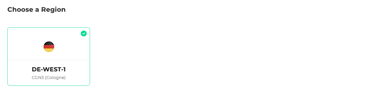 Dedicated Server Regions