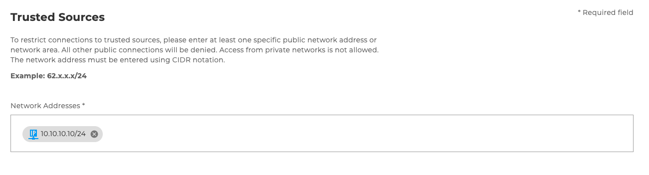 Managed Caching Trusted Sources