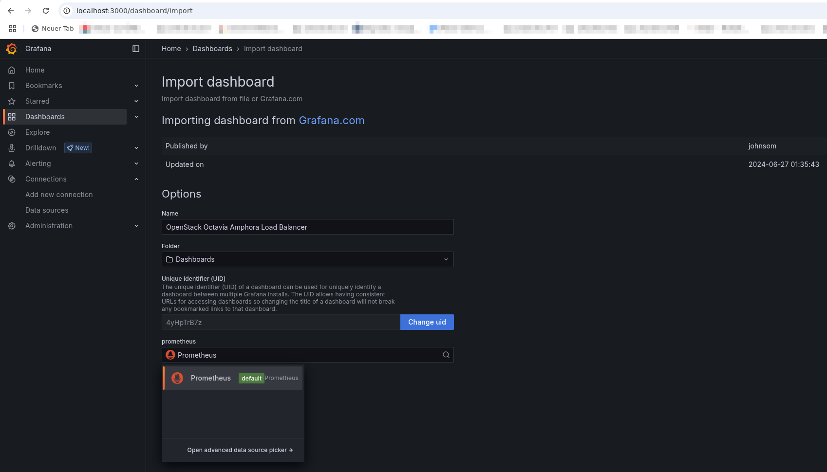 Screenshot Datasource