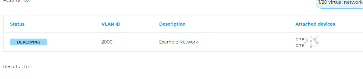 Virtual Network wird deployed
