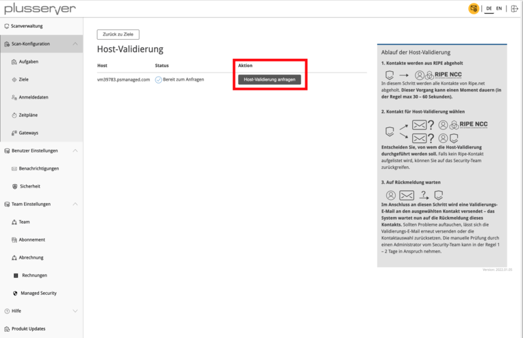 Host Validation 1