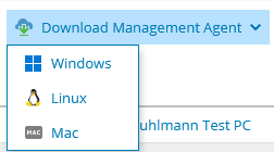 Screenshot: Select operating system
