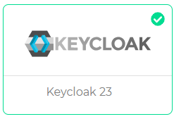 Select Keycloak as a Service